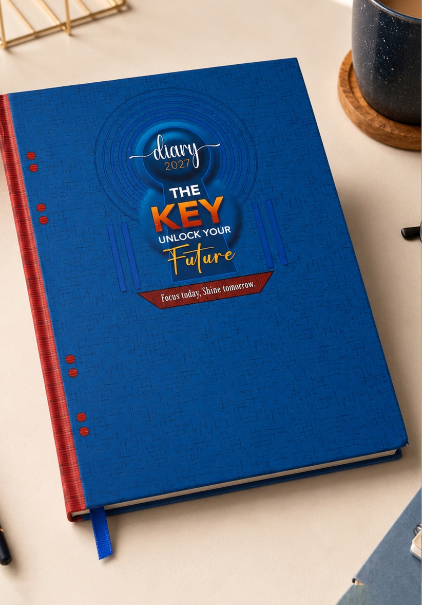 V-682 The Key Unlock Your Future Theme Diary